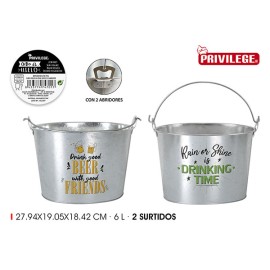 CUBO HIELO OVAL C/ABRIDOR - 6 L