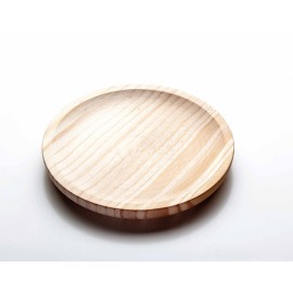 PLATO MADERA PULPO - 18 CM