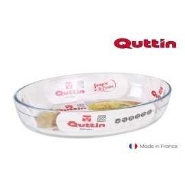 FUENTE HORNO VIDRIO OVAL - 26X18 CM