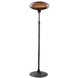 ESTUFA EXTERIOR C/PIE CUARZO IPX4 - 2000 W