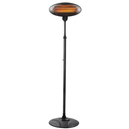ESTUFA EXTERIOR C/PIE CUARZO IPX4 - 2000 W