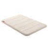 ALFOMBRA BAÑO MICROFIBRA BLANC - 60X40 CM