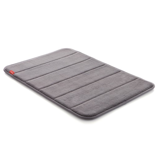 ALFOMBRA BAÑO MICROFIBRA GRIS