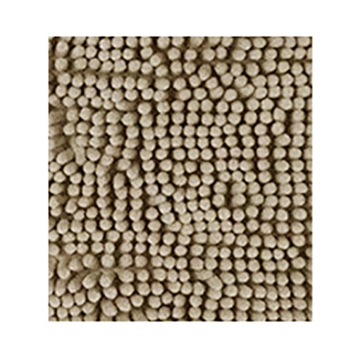 ALFOMBRA BAÑO POLIESTER 100% BEIGE - 40X60 CM