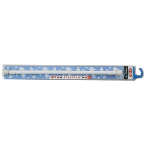 BARRA BAÑO RECTA BLANCA - 70-120 CM