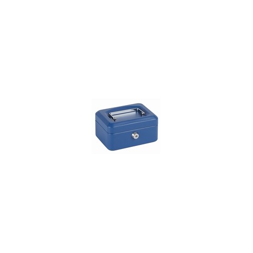 CAJA CAUDALES AZUL - 15X11X8CM