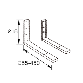 SOPORTE MICROONDAS EXT.PLATA