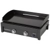 PLANCHA A GAS 2 QUEMADORES - 7500 W