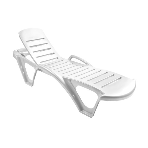 CAMA TUMBONA RESINA API.BLANCA - 195X65X43