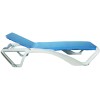 TUMBONA RESINA 4P BLANCA/AZUL