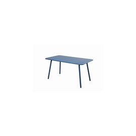 MESA ACERO AZUL LIBIA - 140X80 CM