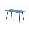 MESA ACERO AZUL LIBIA - 140X80 CM