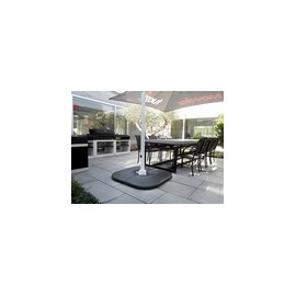 PIE PARASOL PP/HORMIGON ANTRACITA - 26 KG