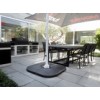 PIE PARASOL PP/HORMIGON ANTRACITA - 26 KG