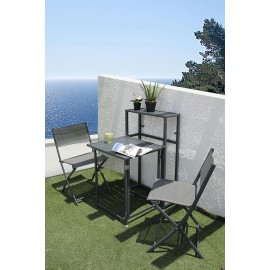 CONJUNTO PLEGABLE ACERO HERA - 3 PZAS