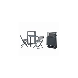 CONJUNTO PLEGABLE ACERO HERA - 3 PZAS