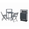 CONJUNTO PLEGABLE ACERO HERA - 3 PZAS