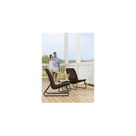 CONJUNTO RATTAN RIO 3P. MARRON