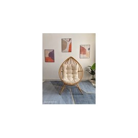 SILLON RAT SINT NATURAL C/COJIN BEIGE