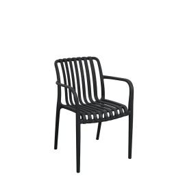 SILLON PP NEGRO EOS - 56X58X81
