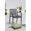 SILLON PP NEGRO EOS - 56X58X81