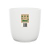 CUBREMACETA INT. FLOW FLOWERPOT BLANCO - 18 CM