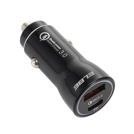 CARGADOR COCHE USB+TIPO C PD+QC3.0 - 20 W