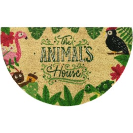 FELPUDO COCO BLANCO ANIMALS - 40 X 70 CM