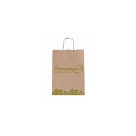 BOLSA PAPEL KRAFT ASA C/350 - 23+11X31CM