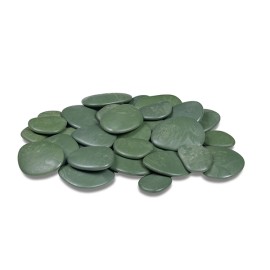 PIEDRA PLCO RECICLADO VERDE 90-100 PZAS - 5-8 CM