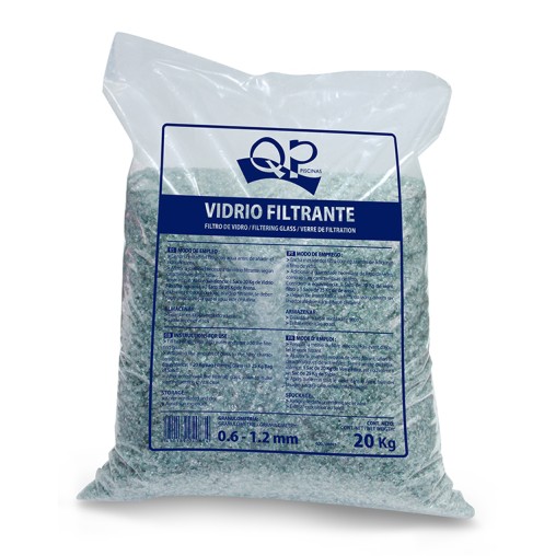 VIDRIO FILTRANTE PISCINA - 20 KG