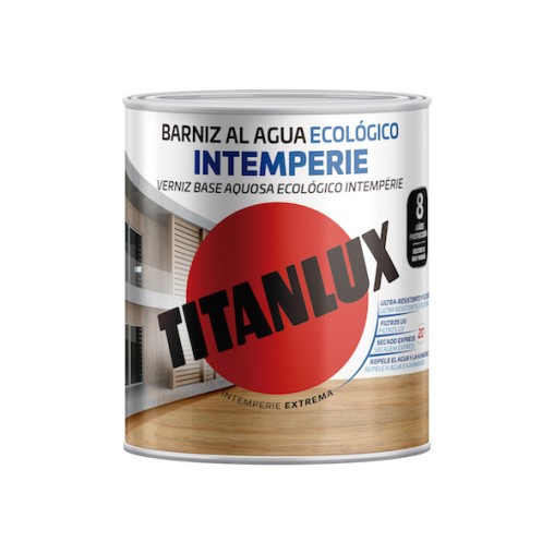 BARNIZ ECO INTEMPERIE AGUA BRILLO