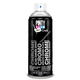 PINTURA SPRAY EF. CROMO PLATA