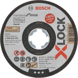 DISCO C H XLOCK METAL/INOX - 115X1MM