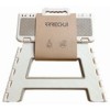 TABURETE MULTIUSO PLEGABLE CREMA - 29X22X22CM