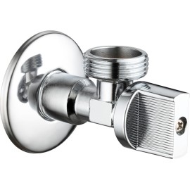 VALVULA DE ESCUADRA ANTICAL MANDO METAL - 1/2''-3/4'