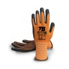 GUANTE NYLON NARANJA NITRILO PALMA - T.8