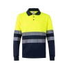 POLO A.VISIBILIDAD ML AMAR/MARINO - M