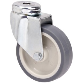 RUEDA GIR. TWIN LEX POLIAMIX-GOMA - 60 MM