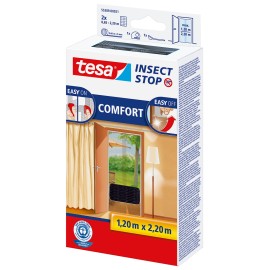 MOSQUITERA PUERTAS NEGRA - 2X0,6X2,2M