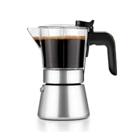 CAFETERA INOX FLAVOUR CRYSTAL - 4 TZ