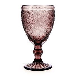 COPA VIDRIO RELIEVE ROSE MOON PACK-6 - 35 CL