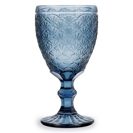 COPA VIDRIO RELIEVE BLUE MOON PACK-6 - 30 CL