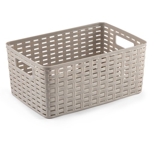 CESTA MULTIUSO 10L MARRON CL - 33X22 CM