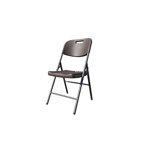 SILLA PLEGABLE POLIETILENO MARRON - 46X51X90