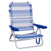 SILLA PLAYA ALUM BAJA 5P - 100X40X120