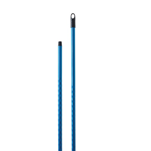 PALO ESCOBA ANTIDESLIZANTE AZUL - 140 CM
