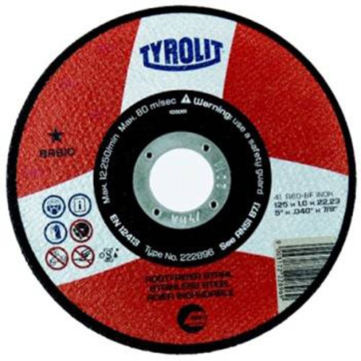 DISCO C INOX EXTRADELG - 125X1 MM