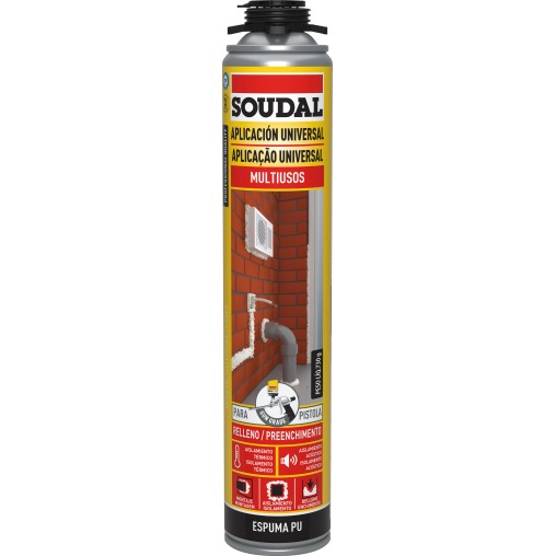 ESPUMA POLIURET PISTOLA - 750 ML