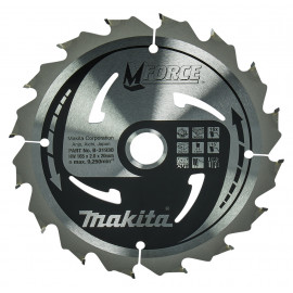 B-31930 Disco sierra circular , M-parace T.C.T, 165 x 20 mm, 16 D
